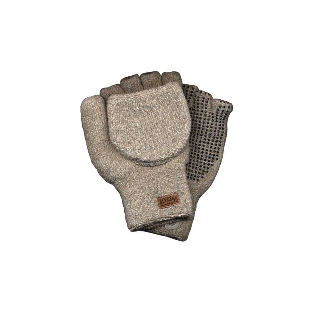 ragg wool fingerless mittens